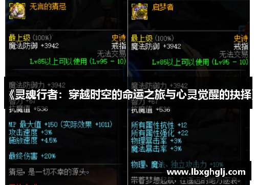 《灵魂行者：穿越时空的命运之旅与心灵觉醒的抉择》